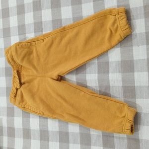 3/$12- 18M Garanimals gold yellow sweatpants baby toddler